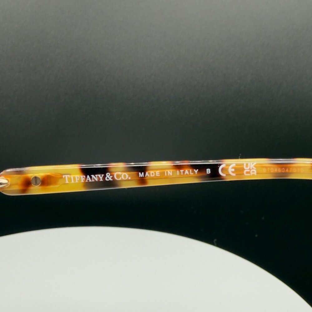 Tiffany TF 4198 80640 Yellow Havana Sunglasses Light Blue Lens 58 17 140 READ - Picture 10 of 16